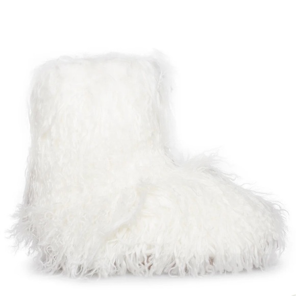 UGG FLUFF MOMMA MONGOLIAN Women’s Furry Boots size 6 - Picture 8 of 10